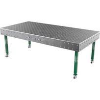 Suvirinimo stalas SMART - 2400x1200mm - Φ16 - Įstrižinė - Ant ratukų - 12mm