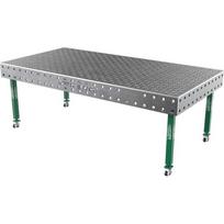 Suvirinimo stalas SMART - 2400x1200mm - Φ28 - Įstrižinė - Ant ratukų - 12mm