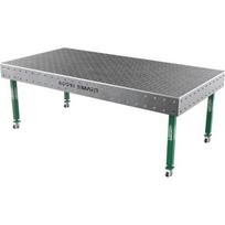 Suvirinimo stalas SMART - 2400x1200mm - Φ16 - 100x100mm - Ant ratukų - 12mm