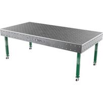 Suvirinimo stalas SMART - 2400x1200mm - Φ16 - 100x100mm - Ant ratukų - 15mm