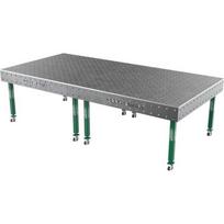 Suvirinimo stalas SMART - 3000x1480mm - Φ16 - 100x100mm - Ant ratukų - 15mm