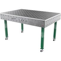 Suvirinimo stalas SMART - 1500x1000mm - Φ16 - Įstrižinė - Ant ratukų - 15mm