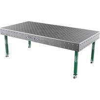 Suvirinimo stalas SMART - 2400x1200mm - Φ16 - Įstrižinė - Ant ratukų - 15mm
