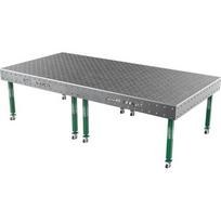 Suvirinimo stalas SMART - 3000x1480mm - Φ16 - Įstrižinė - Ant ratukų - 15mm