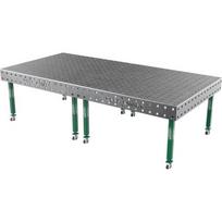 Suvirinimo stalas SMART - 3000x1480mm - Φ28 - 100x100mm - Ant ratukų - 15mm