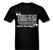 Zapatista EZLN Star Ricardo Flores Magon Quote T-shirt Tee M