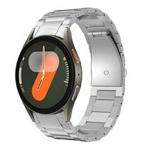 Titanium alloy Strap for Samsung Galaxy Watch 7 44mm 40mm/6 Classic 47mm 43mm/5 Pro 45mm No gap Bracelet for Galaxy Watch 6 5 4 Galaxy Watch 6 40mm sidabras