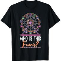 Ferris Wheel Design Who Is This Ferris_ T-Shirt S juoda