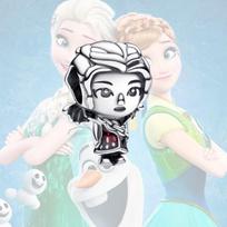 Frozen Olaf Snow White Magic Mirror Charm Beads Dangle Genuine Original Fits Copper Bracelet Necklace Beads For Diy Jewelry Women Gift Choice white
