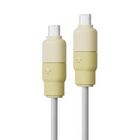 Decorative Data Cable Protective Cover Silicone Cord Saver  Data Line Accessories geltona