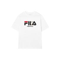 Fila x Pepe Shimada Co-Branded Casual Breathable Printed Sports T-Shirt Men Tops Standard-White F11M133196F-WT XXXL