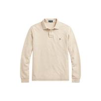 Polo Ralph Lauren FW23 Solid Color Small Pony Embroidered Slim Fit Long Sleeve Polo Shirt Men Polo Shirts Off-White MNPOKNI16822278-020 XL