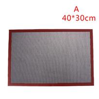 1 vnt. nelipnus silikoninis kepimo kilimėlis, skarda, orkaitės įklotas, daugkartinio naudojimo pyrago kilimėlio įrankis 40*30cm
