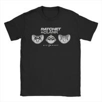 Graphic Printing Ratchet and Clank T Shirt For Unisex  Pure Cotton Tee Shirt Short Sleeve Clothing S