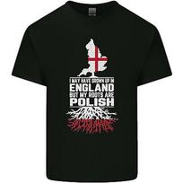 26 Roots In Poland Polish Polska Flag Orzel Mens Cotton T-Shirt Tee Top Unisex T-Shirt L gray