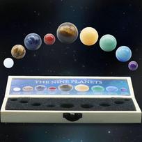 Crystal Sphere Ball Kit 9 Planets Solar System Gemstones Sphere Galaxy Universe Model Celestial Creative Gift Home Jewerly DIY