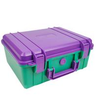 Multiple Color Impact Resistant Tool Case Waterproof Construction Tool Box For Workshop And Job Site Organization pink
