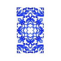Portuguese azulejo tiles Soft Face Towel Quick Dry Pool Bath Cotton Towels Absorbent W40*H60(CM)