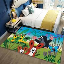 Krtek The Little Mole & Friends Kids Area Rug, Non-Slip Floor Mat for Bedroom 40x60cm( 15x23in )