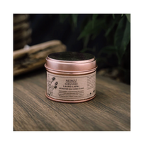 Sojų vaško žvakė - Gervuogė ir lauro lapas (100ml)