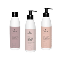 NATURYS - SILKY SKIN BODY SET - Dovanų rinkinys - švelnios kūno odos rinkinys