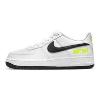 Nike Air Force 1 Low GS Just Do It - White Volt Kids Sneakers DM3271-100 39 white