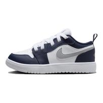 Air Jordan 1 Low ALT PS Midnight Navy Wolf Grey Kids Sneakers White DR9748-141 32