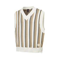 Li-Ning Striped V-Neck Pullover Vest Men Vests Beige AMVT001-3 M