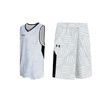 Under Armour Logo Print Casual Knit Vest And Shorts Basketball Set Men sets White 23500102-100+23500202-100 M