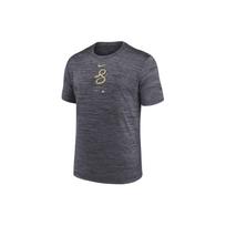 Nike Arizona Diamondbacks City Connect Practice Velocity Logo Print Crew Neck Short Sleeve T-Shirt Men T-Shirts Dark-Gray NKM500ADQS-41G L