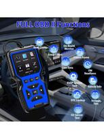 Automobilio OBD2 skaitytuvas Diagnostikos įrankis Kodo skaitytuvas, Automobilio įtampos testeris Variklio gedimų kodų skaitytuvas, Įkrovimo testeris Diagnostikos įrankis V519 mėlyna