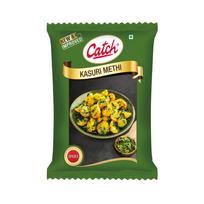 Catch Kasuri Methi Whole Dried Fenugreek Leaves 100 g Pack – Aromatic Spice for Curries, Dals, Rotis and Parathas black