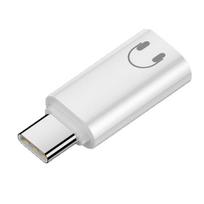 USB C į 8 kontaktų ausinių adapteris, C tipo vyriškas į 8 kontaktų moteriškus jungiklius mobiliajam telefonui, planšetiniam kompiuteriui, be įkrovimo 1