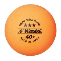 Nittaku Stalo teniso plastikiniai garsiniai kamuoliukai Kamuoliukų pakuotė, (nematantiems), 3, Oranžinė, NB-1610 oranžinė