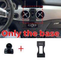 Automobilinis mobiliojo telefono laikiklis Mercedes Benz GLK X204 2013 2014 2015, GPS laikiklis, navigacijos stovas, automobilio aksesuarai gray