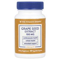 The Vitamin Shoppe, Grape Seed Extract, 100 mg, 60 Veggie Capsules