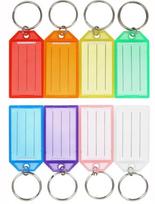 Flip-top Transparent Plastic Key Tag/convenience Key Ring One Size