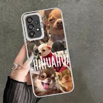 Chihuahua Puppy Teacup Dog Shockproof Phone Case for Samsung A17 A16 A15 A14 A37 A57 A36 A56 A26 A35 A55 A25 A34 A54 A24 A13 A23 Samsung A17