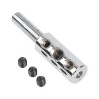 Stainless Steel Cable Connector for Gym Machines Fits 5mm to 6mm Cables