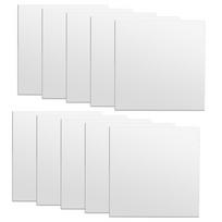 25pcs 1mm Thick Self Adhesive Mirror Tile Silver DIY Mirror Sheet No Drill Wall Mirror  Wood Cabinet