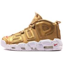 Nike x Supreme Air More Uptempo 'Metallic Gold' Men's 902290-700 EU 40.5
