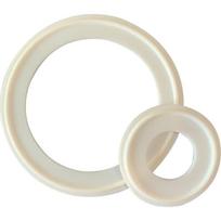 304 Stainless Steel Sanitary Tri-Clamp Kit with PTFE Gasket white