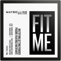 Biri pudra Maybelline Fit Me Brightening Setting, skaidri sp., 01 translucent, 15 g