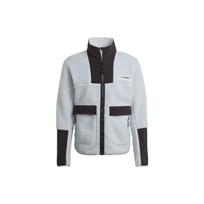 Adidas Terrex Outdoor Fleece-Lined Jacket With Stand Collar Men Outerwear Light-Blue GI7381 L