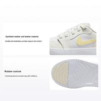 Air Jordan 1 Low ALT PS Sail Light Laser Orange Kids Sneakers White Laser-Fuchsia FN7376-181 28
