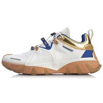 Li Ning Badfive Chicheng Weichu Youcai Low Top Basketball Shoes Men Basketball Shoes Off-White AGBQ123-1 40⅓ white