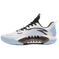 Anta Crazy Tide 5 Team Fabric Rubber Non-Slip Breathable Low-Top Basketball Shoes Men sneaker White Blue Black 112411606-2 44