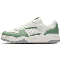 Anta Full Score Synthetic Leather Trendy Retro Fashion Comfortable Non-Slip Wear-Resistant Low-Top Skate Shoes Women sneaker White Green 122448032-3 36 white