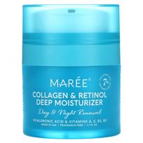 Maree, Collagen & Retinol Superfood Complex Cream, 1.7 fl oz (50 ml) blue