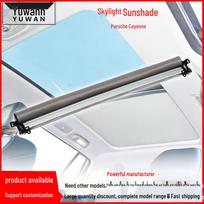 Porsche Cayenne Sunroof Sunshade Roller Blind, Available in Beige, Gray, Black pilka spalva